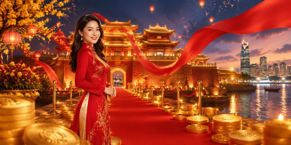 Khung cảnh Sài Gòn mùa lễ hội phù hợp giới thiệu cổng giải trí trực tuyến